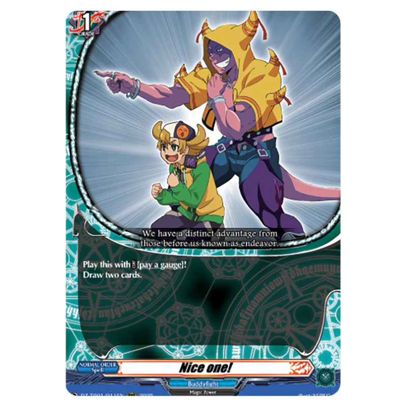 Cardfight!! Vanguard - Future Card Buddyfight - Nice one! (RRR) DZ-TB01/011EN