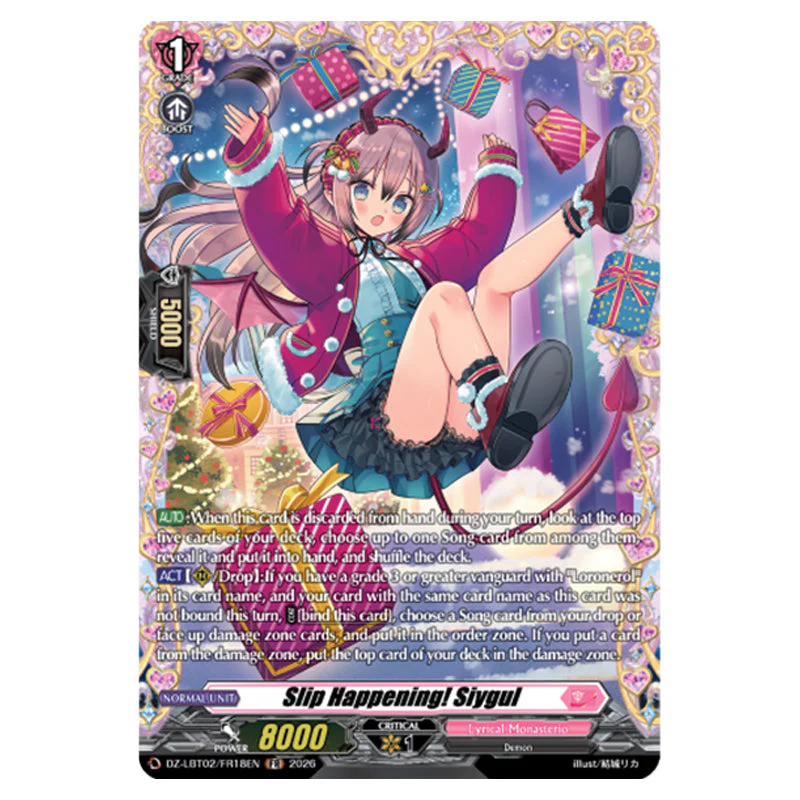 Cardfight!! Vanguard - Lyrical Monasterio Season of Wonders - Slip Happening! Siygul (FR) DZ-LBT02/FR18EN