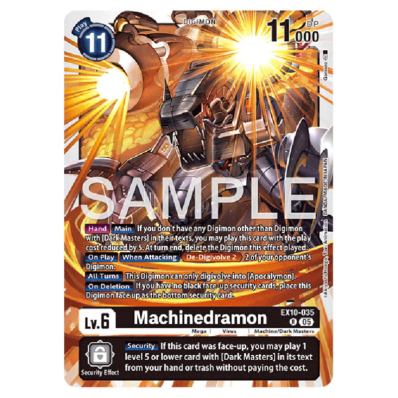 Digimon Card Game - EX-10: Extra Booster Sinister Order - Machinedramon - (R) - EX10-035