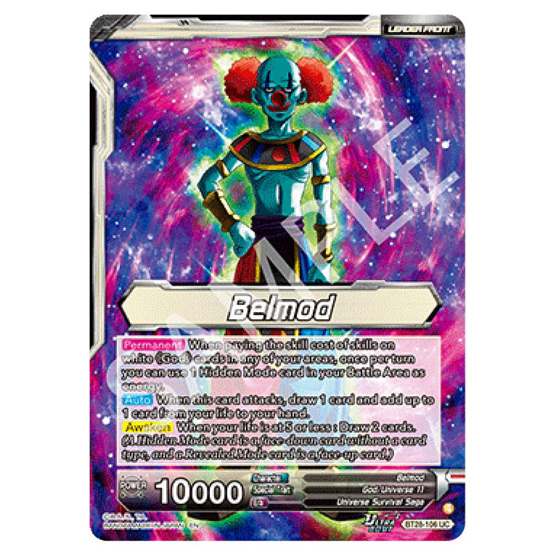 Dragon Ball Super - Prismatic Clash - Belmod // Belmod, God of Destruction - B28-106a