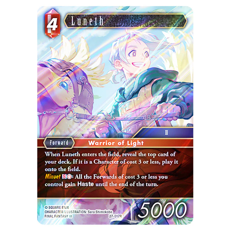 Final Fantasy - Journey of Discovery - Luneth - 27-017R (Foil)