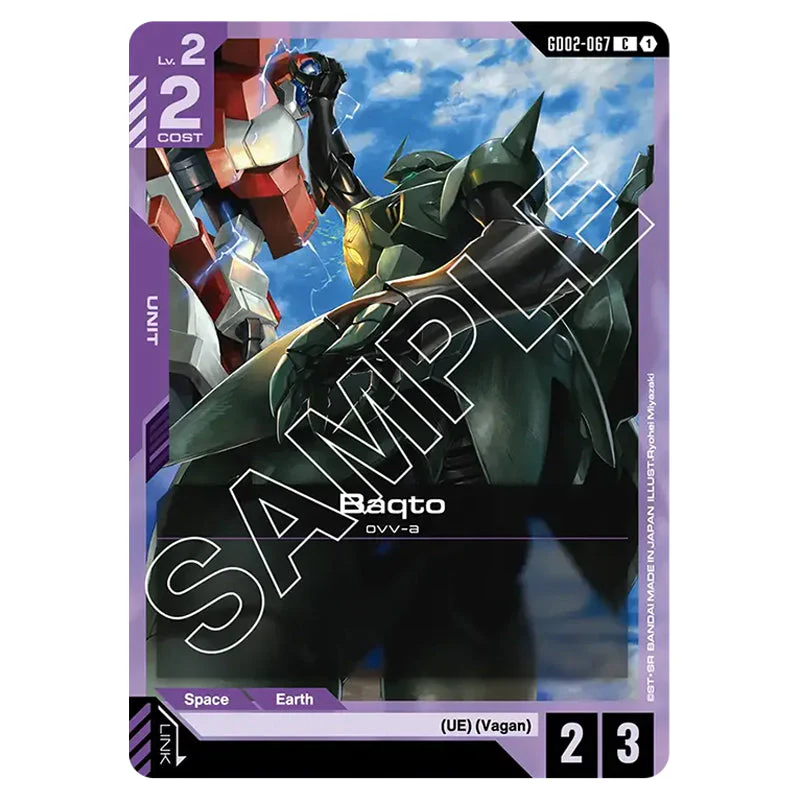 Gundam Card Game - Dual Impact - Baqto (Common) - GD02-067