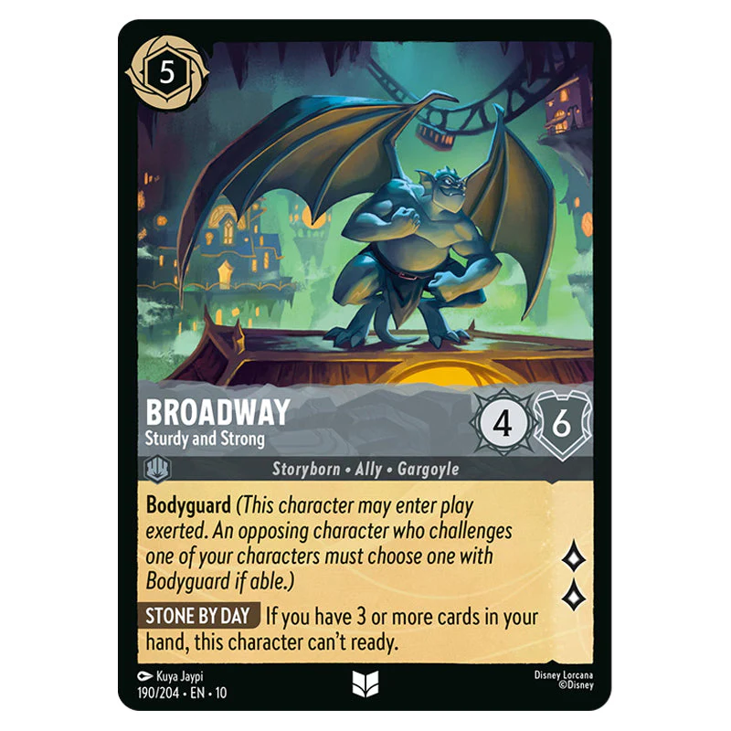 Lorcana - Whispers in the Well - Broadway - Sturdy and Strong (Uncommon) - 190/204