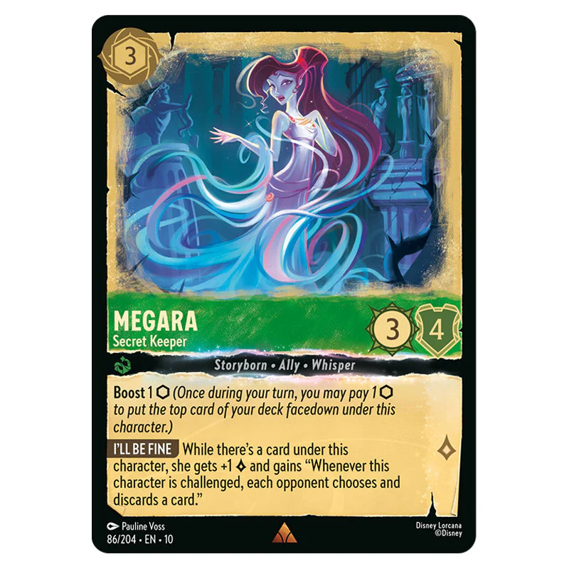 Lorcana - Whispers in the Well - Megara - Secret Keeper (Rare) - 86/204