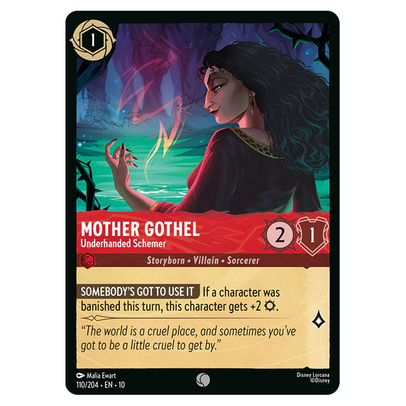Lorcana - Whispers in the Well - Mother Gothel - Underhanded Schemer (Common) - 110/204