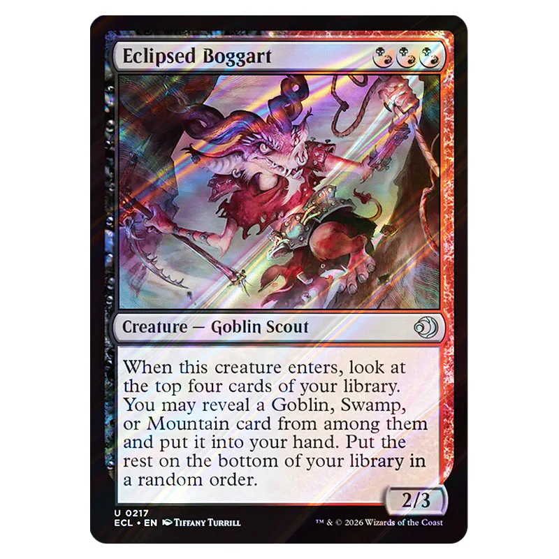 Magic The Gathering - Lorwyn Eclipsed - Eclipsed Boggart - 0217 (Foil)