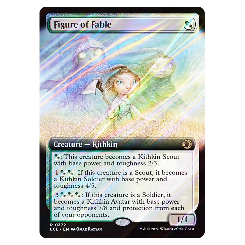Magic The Gathering - Lorwyn Eclipsed - Figure of Fable (Extended Art Card) - 0372 (Foil)