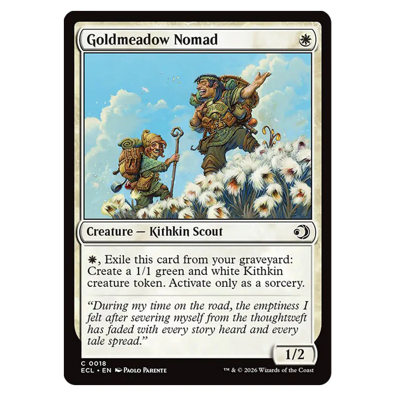 Magic The Gathering - Lorwyn Eclipsed - Goldmeadow Nomad - 0018
