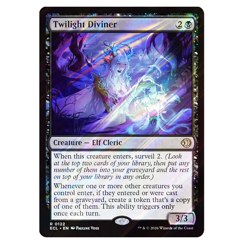 Magic The Gathering - Lorwyn Eclipsed - Twilight Diviner - 0122 (Foil)