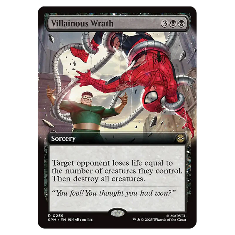 Magic The Gathering - Marvel's Spider-Man - Villainous Wrath (Extended Art Card) - 0259
