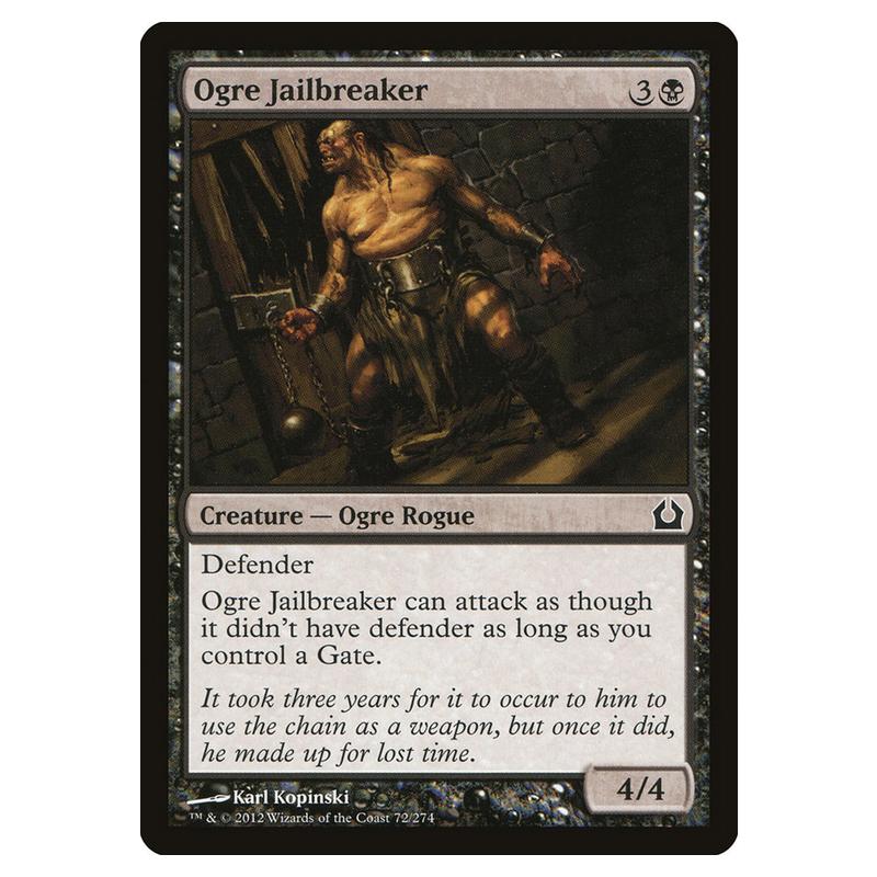 Magic The Gathering - Return To Ravnica - Ogre Jailbreaker - 72/274 (Foil)