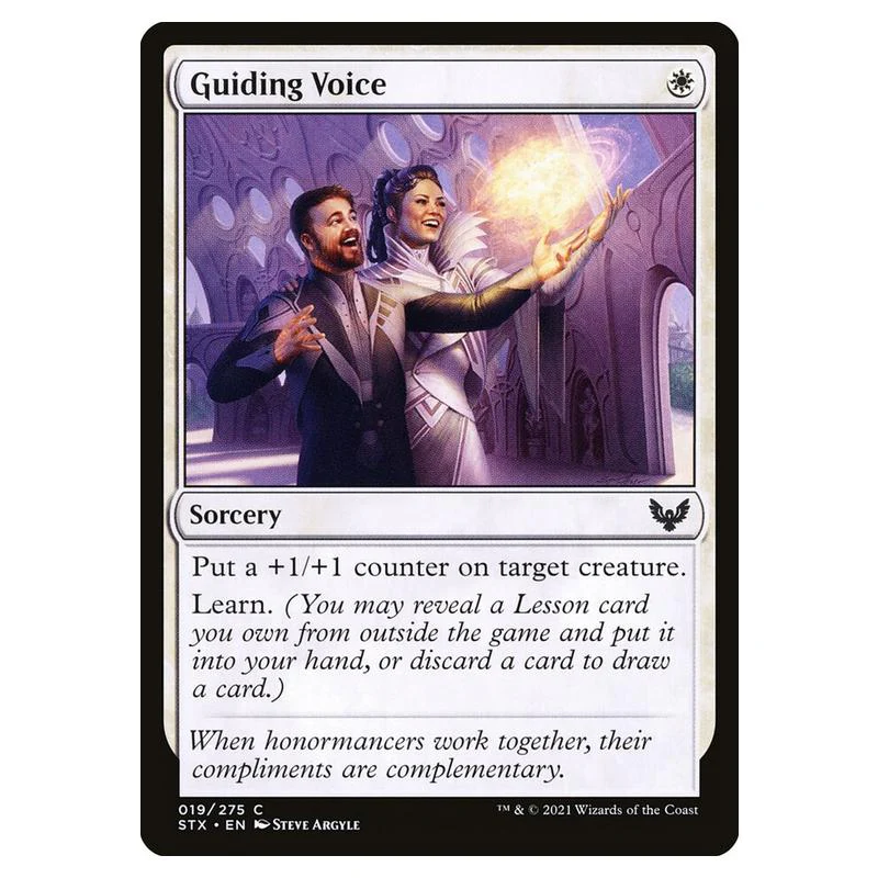Magic The Gathering - Strixhaven: School Of Mages - Guiding Voice - 19/275
