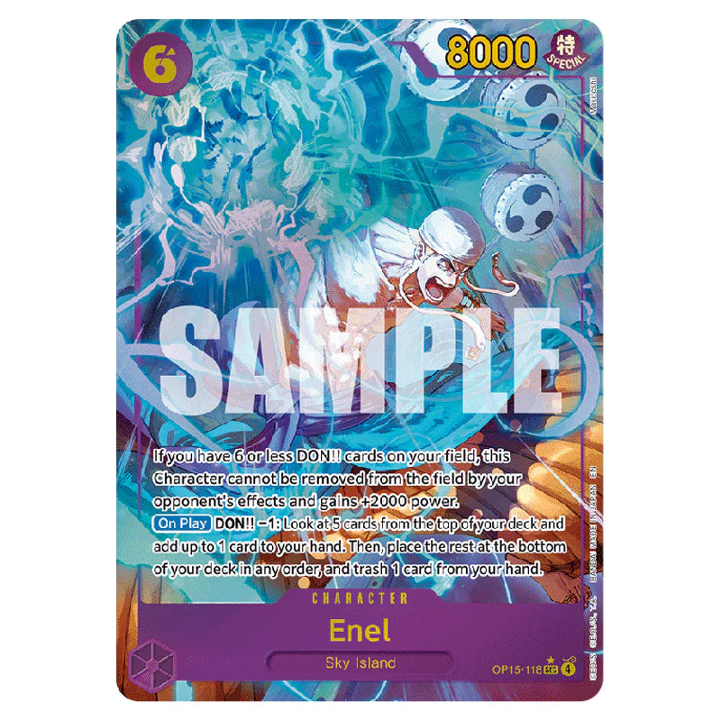 One Piece - Adventure on Kami's Island - Enel (Secret Rare) - OP15-118a