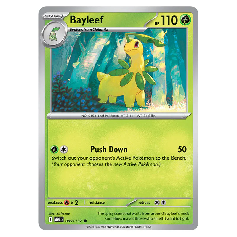 Pokemon - Mega Evolution - Base Set - Bayleef - 009/132