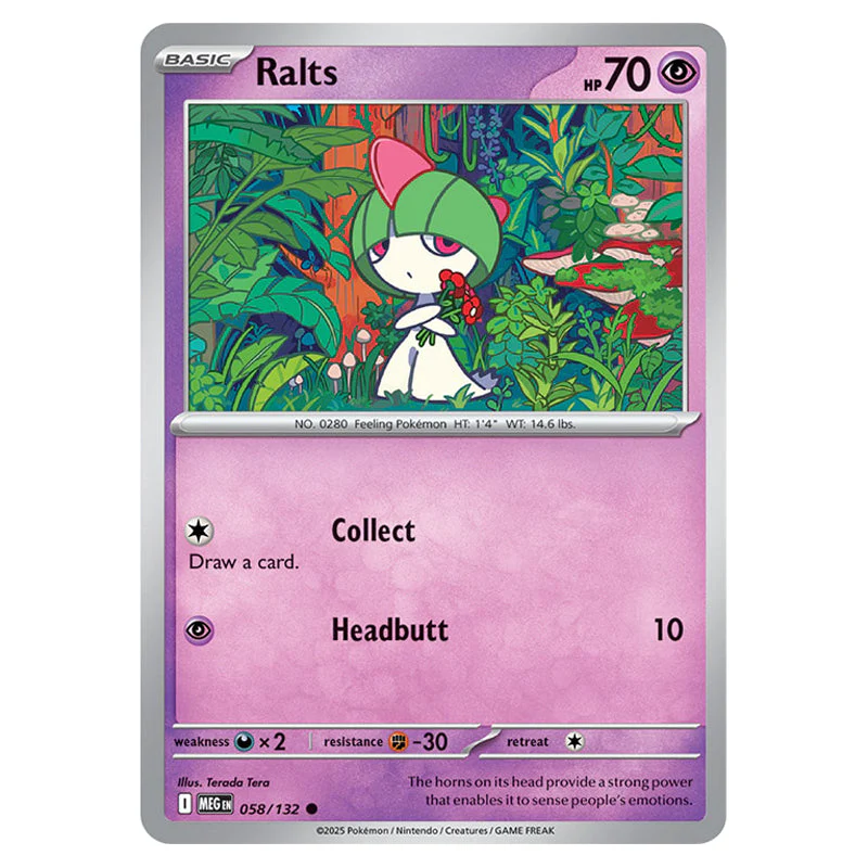Pokemon - Mega Evolution - Base Set - Ralts - 058/132