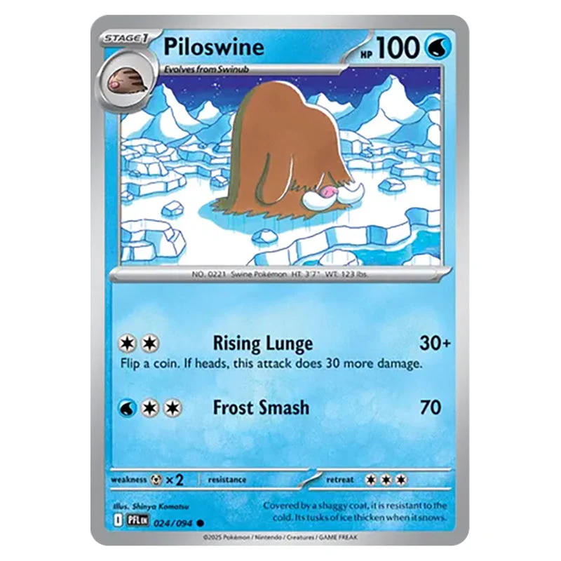 Pokemon - Mega Evolution - Phantasmal Flames - Piloswine - 024/132
