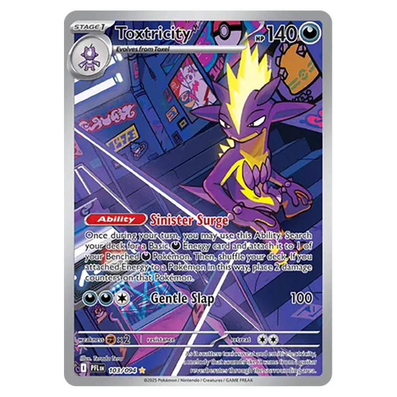 Pokemon - Mega Evolution - Phantasmal Flames - Toxtricity - 103/132