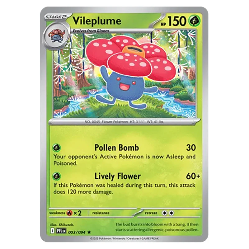 Pokemon - Mega Evolution - Phantasmal Flames - Vileplume - 003/132