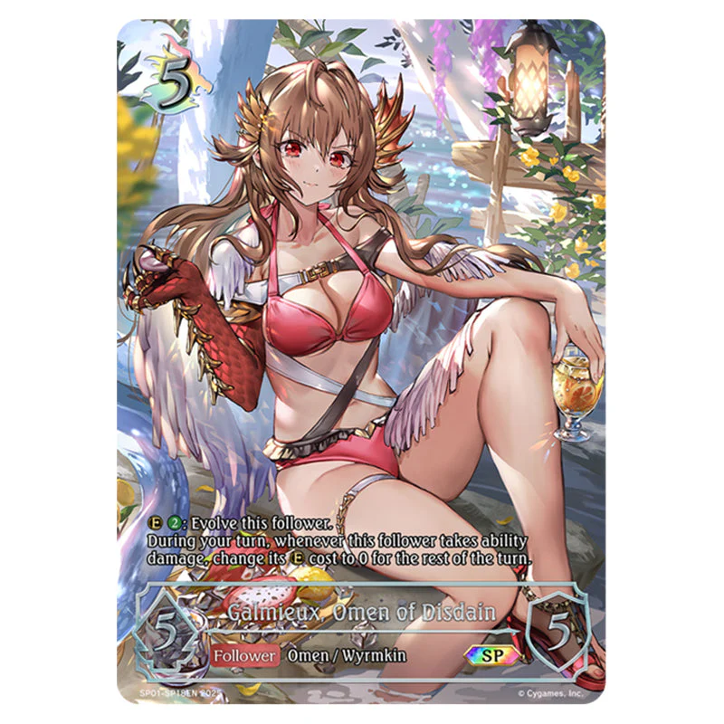 Shadowverse Evolve - Seaside Memories - Galmieux, Omen of Disdain - SP01-SP18EN