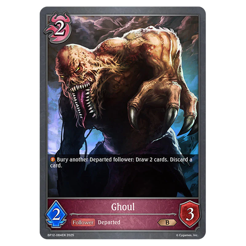Shadowverse Evolve - Worldreaver's Descent & Dominion of Darkness - Ghoul - BP12-084EN