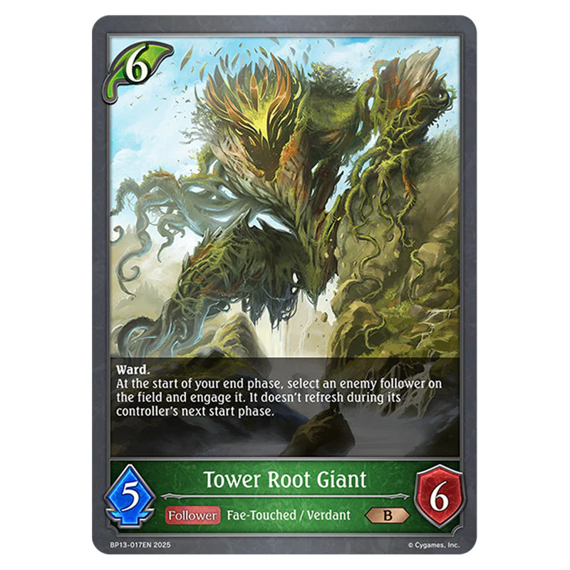 Shadowverse Evolve - Worldreaver's Descent & Dominion of Darkness - Tower Root Giant - BP13-0117EN
