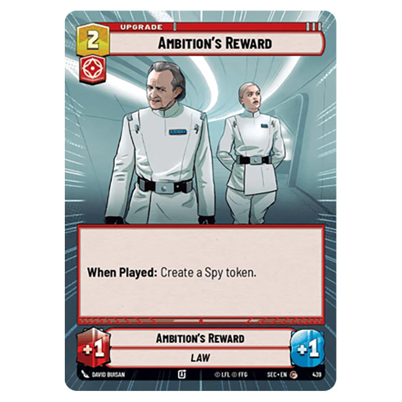 Star Wars Unlimited - Secrets of Power - Ambition's Reward (Common) - 439 (Hyperspace)