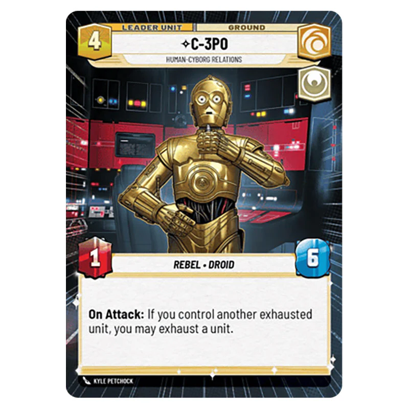 Star Wars Unlimited - Secrets of Power - C-3POHuman-Cyborg Relations (Common) - 279 (Hyperspace)