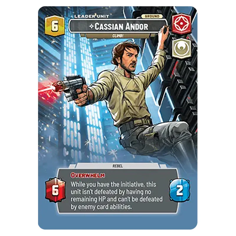Star Wars Unlimited - Secrets of Power - Cassian Andor Climb! (Rare) - 1032 (Showcase)
