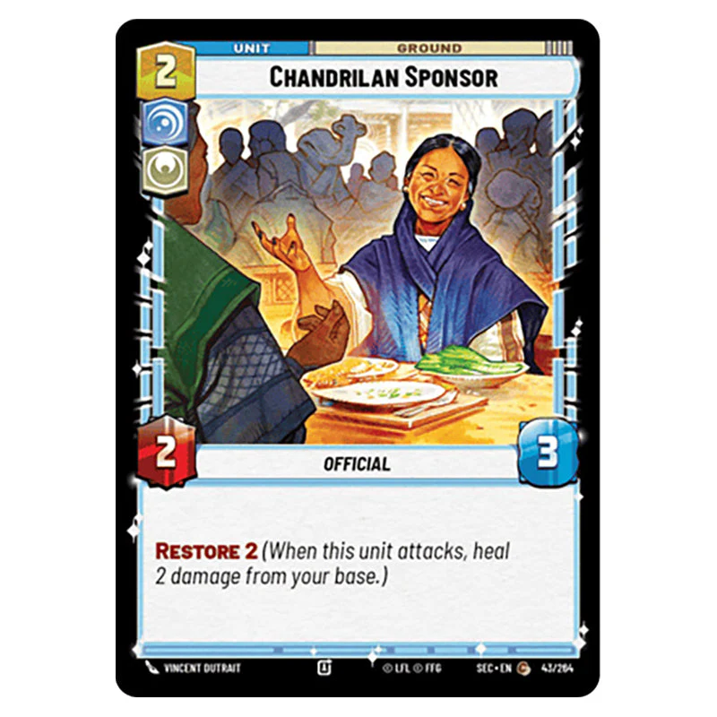 Star Wars Unlimited - Secrets of Power - Chandrilan Sponsor (Common) - 43/264