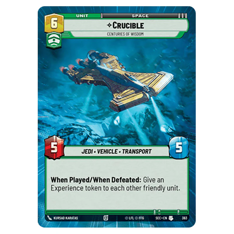 Star Wars Unlimited - Secrets of Power - Crucible Centuries of Wisdom (Uncommon) - 383 (Hyperspace)