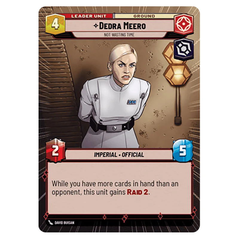 Star Wars Unlimited - Secrets of Power - Dedra Meero Not Wasting Time (Common) - 274 (Hyperspace)
