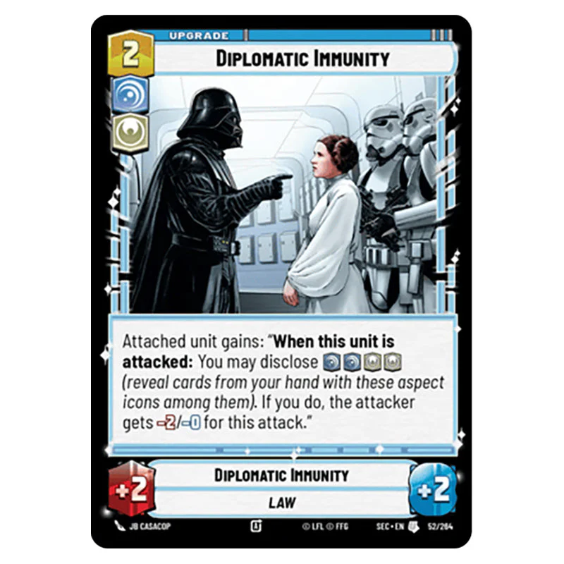 Star Wars Unlimited - Secrets of Power - Diplomatic Immunity (Uncommon) - 52/264