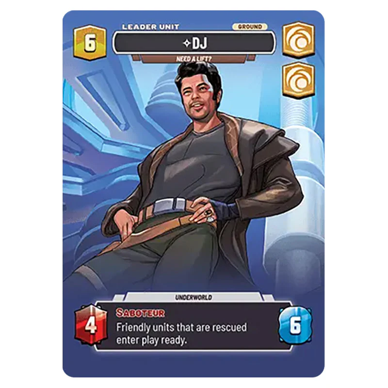 Star Wars Unlimited - Secrets of Power - DJ Need a Lift? (Rare) - 1038 (Showcase)
