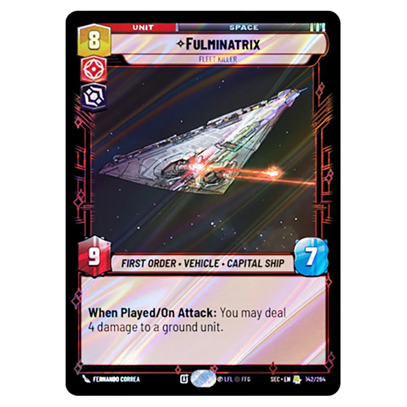 Star Wars Unlimited - Secrets of Power - Fulminatrix Fleet Killer (Rare) - 652 (Foil)