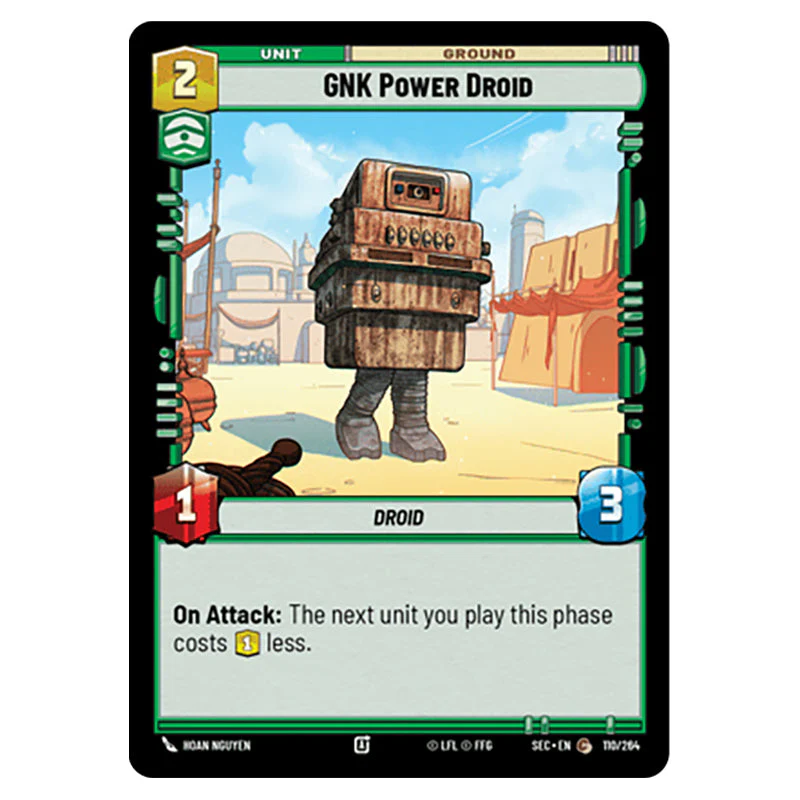 Star Wars Unlimited - Secrets of Power - GNK Power Droid (Common) - 110/264