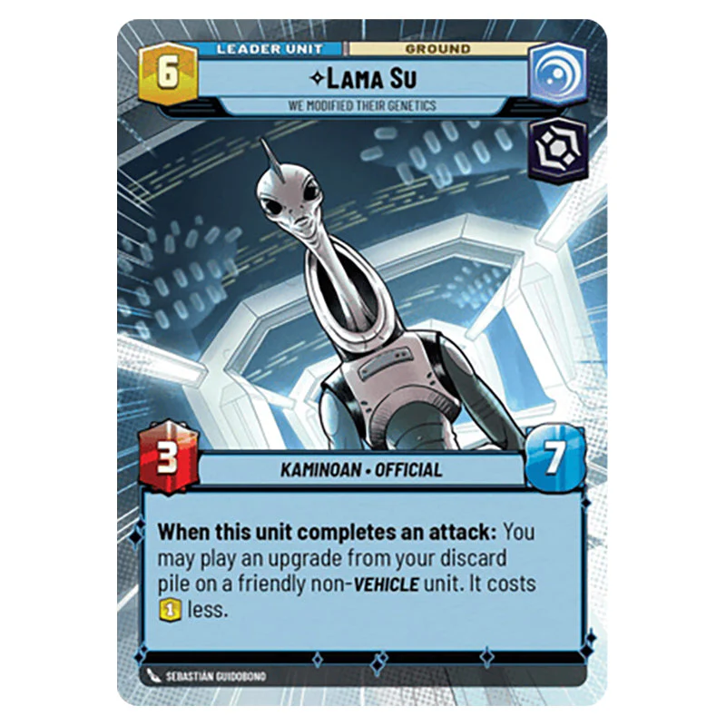 Star Wars Unlimited - Secrets of Power - Lama Su We Modified Their Genetics (Rare) - 267 (Hyperspace)