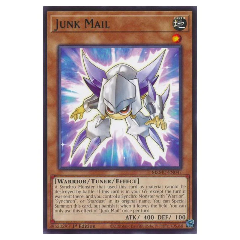 Yu-Gi-Oh! - Maze of Muertos - Junk Mail (Rare) - MZMU-EN047