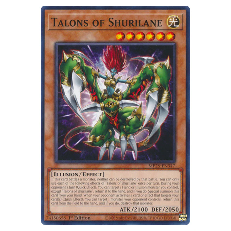 Yu-Gi-Oh! - 2025 Mega Pack - Talons of Shurilane (Common) MP25-EN347