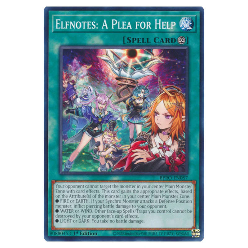 Yu-Gi-Oh! - Burst Protocol - Elfnotes: A Plea for Help (Common) BPRO-EN057