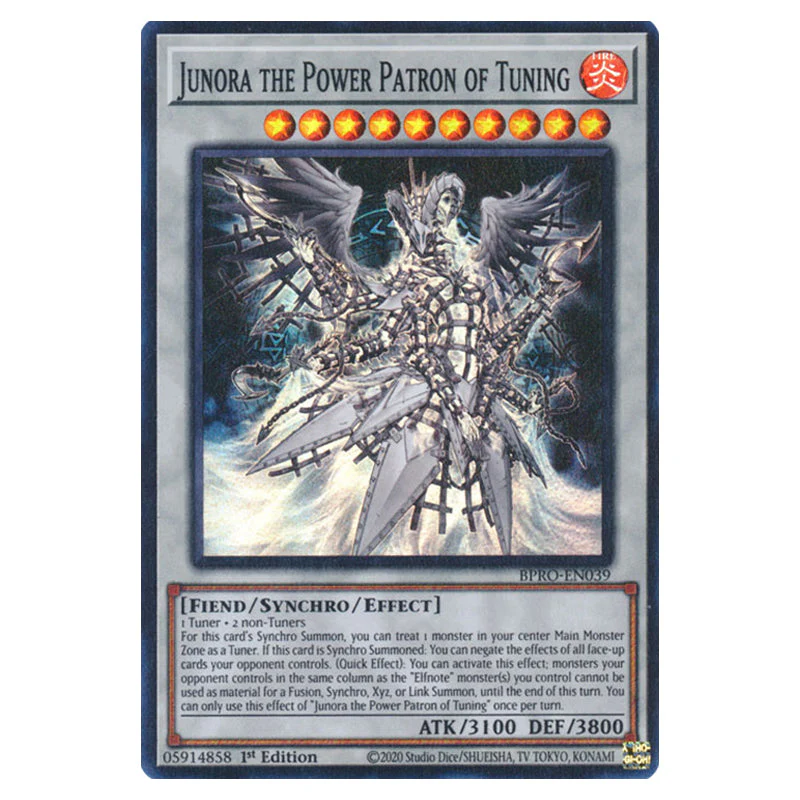 Yu-Gi-Oh! - Burst Protocol - Junora the Power Patron of Tuning (Super Rare) BPRO-EN039